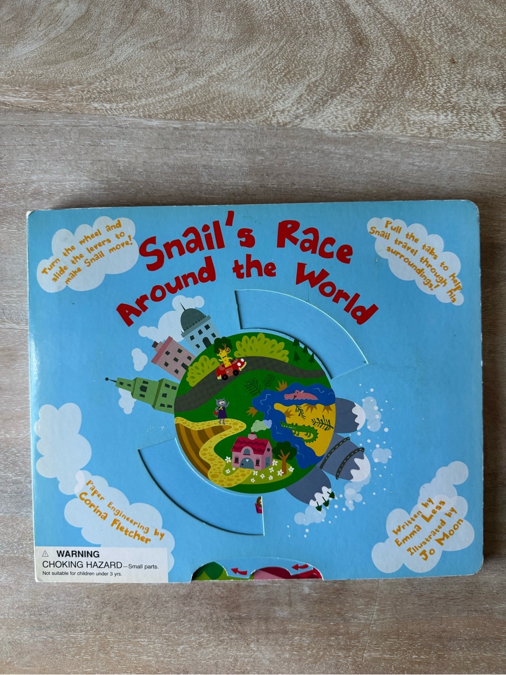 Snail's Race Around the World - Blue Kids Book